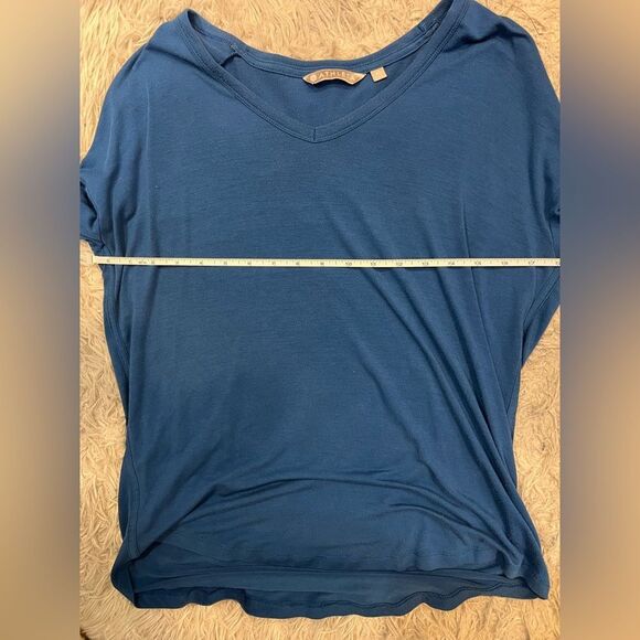 Athleta Cloudlight Relaxed Top Peacock Size XS OVERSIZED - Picture 4 of 4